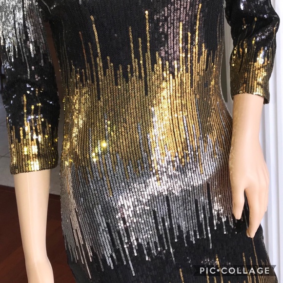 Sequined Bodycon Mini - Picture 7 of 8